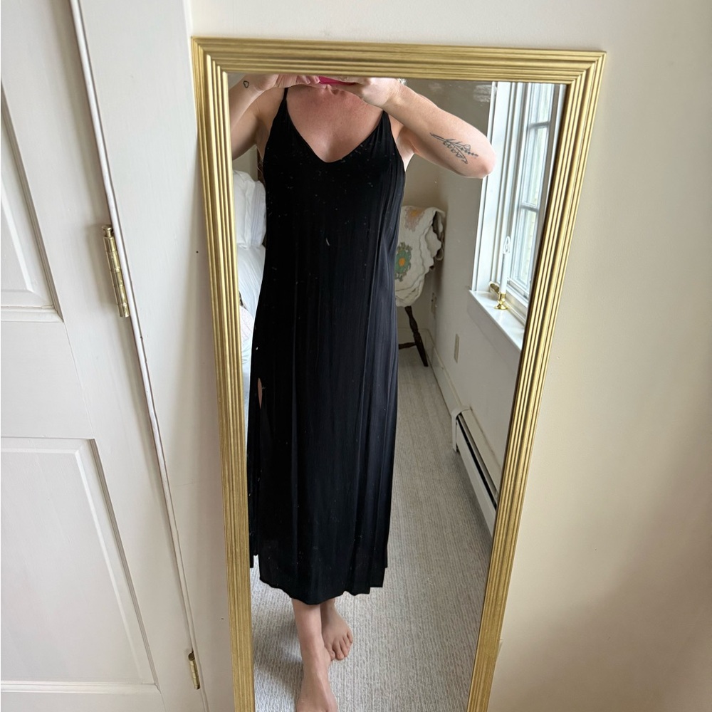 Olivaceous Classic Black Dress